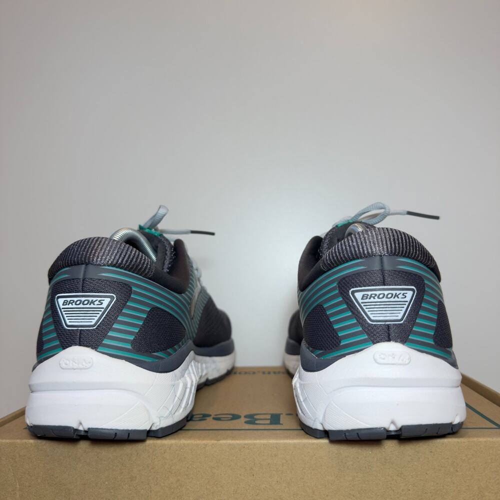 Brooks Addiction 14 Womens 11 Gray Blue Running Shoes Athletic Trainers Sneakers - Picture 4 of 8